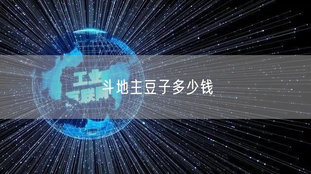 斗地主豆子多少钱